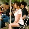 子どもの応援に夢中な大きなおっぱい熟女さんに興奮してフルフル勃起見せつけられ男根受け入れちゃう！